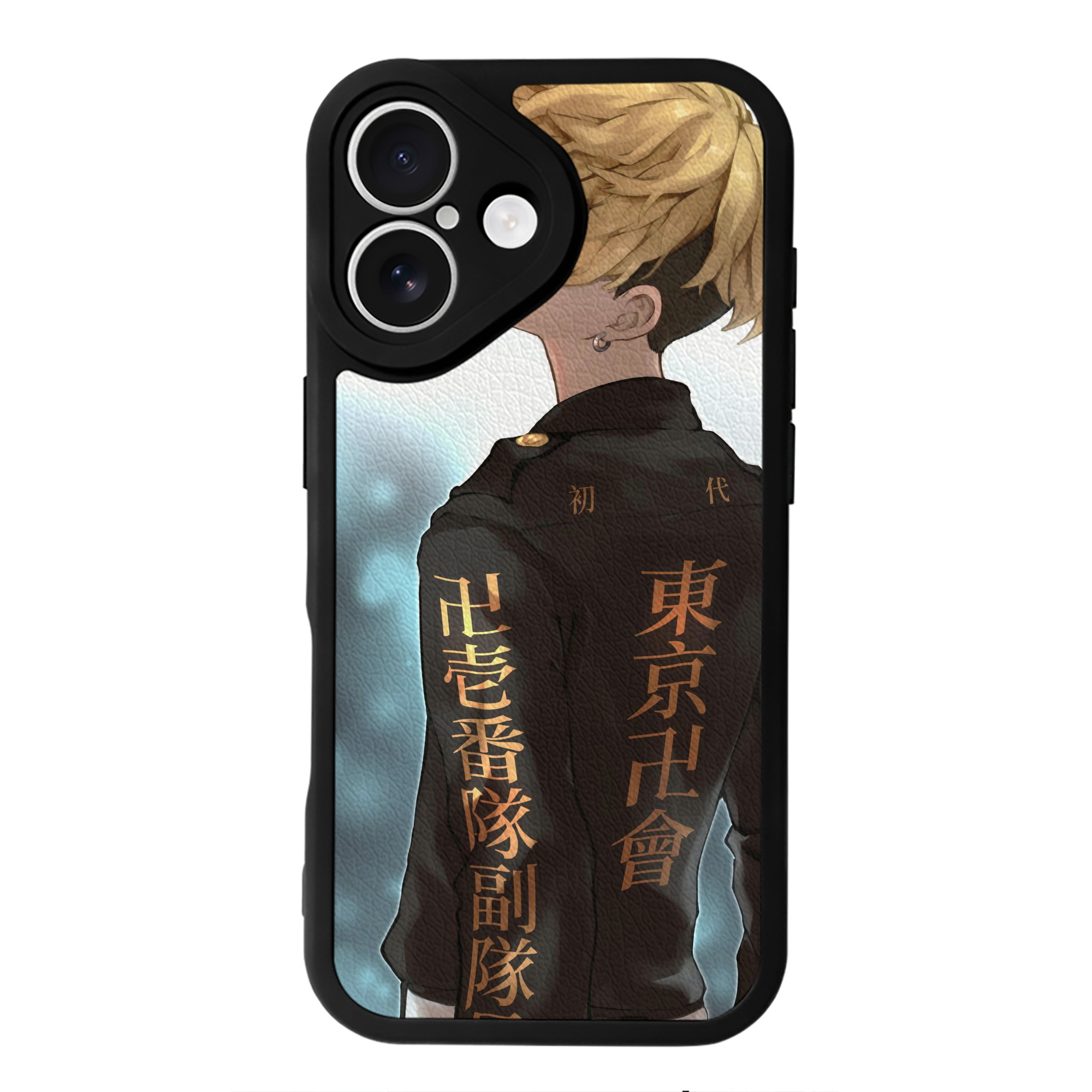 （画像用） 東京リベンジャーズ Tokyo Revengers 【iPhone 16シリーズ対応】シリコンスマホケース（レザー調） 材質：シリコン